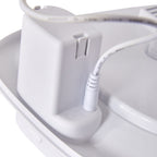 White Pet Water Fountain Ultra Quiet with Three Water Flow Modes