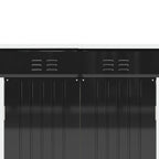 8 x 6 ft Metal Garden Storage Shed with Foundation Base