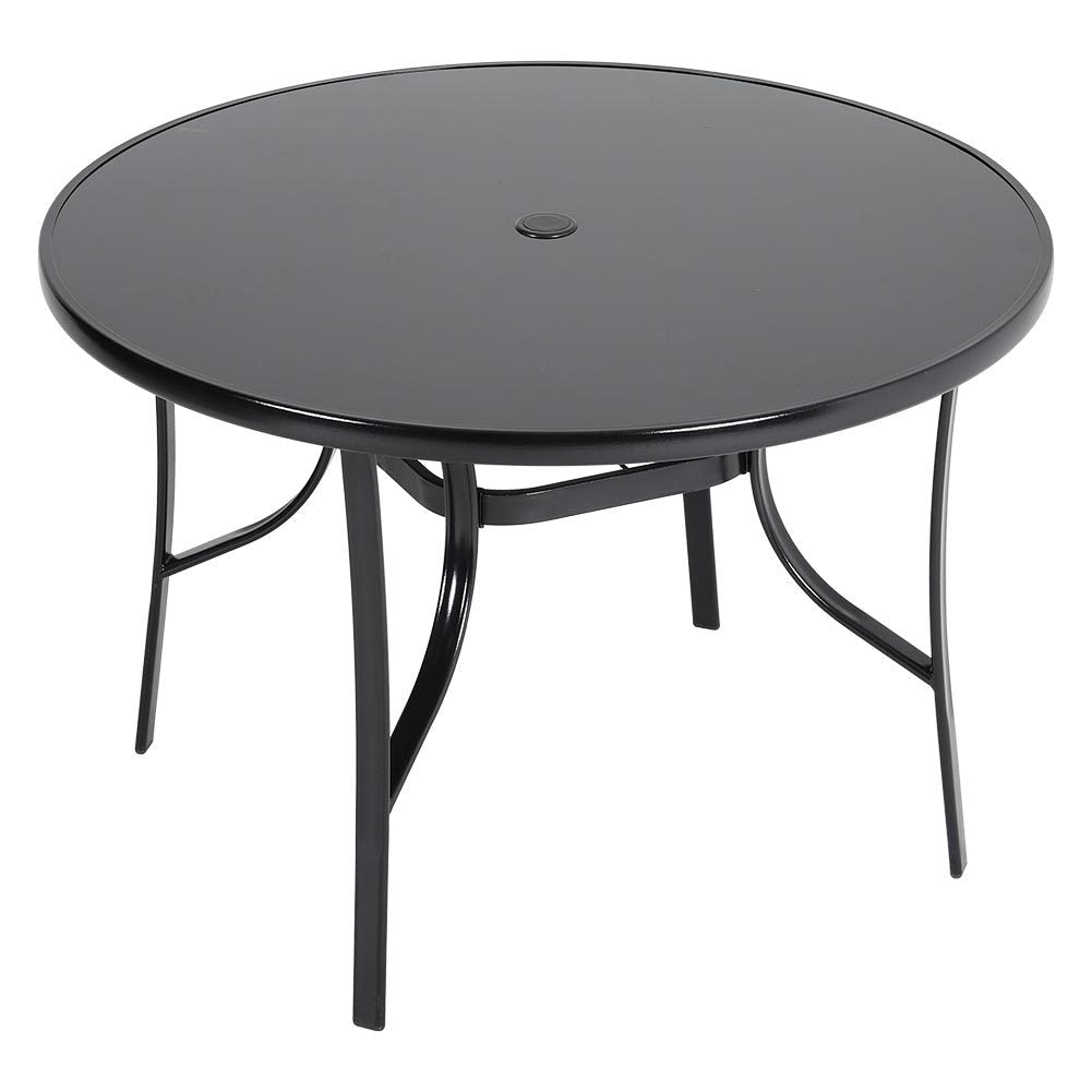 2/4 Pcs Garden Dining Chairs Set with Round Table