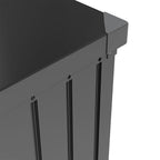 400L Metal Outdoor Storage Box with Lockable Lid