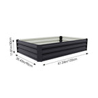Galvanized Steel Raised Garden Bed