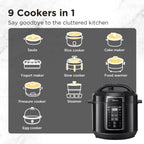 1200W Multifunctional Household Pressure Cooker 7.6L Stainless Steel Inner Pot