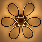 Modern Acrylic Petal LED Semi Ceiling Light