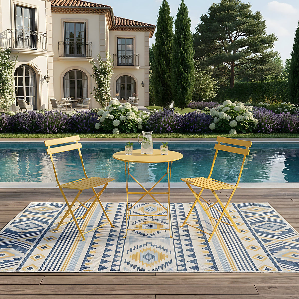 3-Piece Outdoor Folding Bistro Set