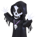 5 FT Halloween Inflatable Grim Reaper Decoration with LED Lights