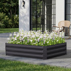Galvanized Steel Raised Garden Bed