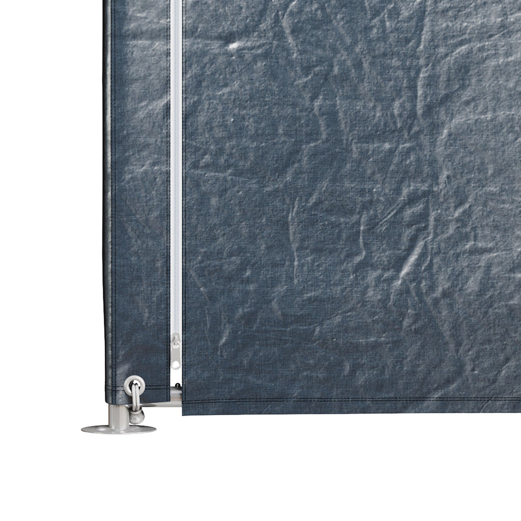 Garden Storage Shelter with Waterproof PE Cover & Roll-Up Zipped Door