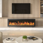40/50/60 Inch Wall Mounted or Freestanding Electric Fire with 12 Flame Colours