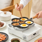 Non-stick 6-hole Cast Iron Egg Frying Pan