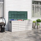 290L Outdoor Storage Deck Box with Wheels