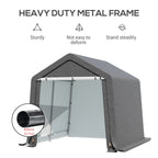 8 x 8 ft Garden Storage Shelter with Galvanised Steel Frame