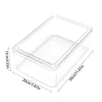 4Pcs Transparent Refrigerator Bins Organizer Set