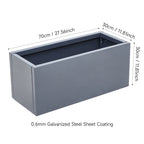 70cm Decorative Metal Garden Planter