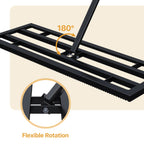 Garden Lawn Levelling Rake with Serrated Design