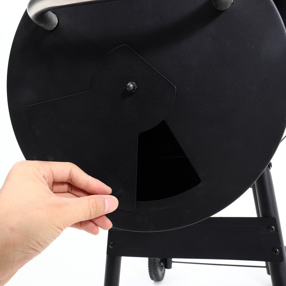 Charcoal BBQ Grill with Offset Smoker