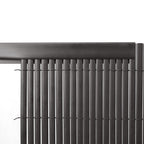 Garden Fence PVC Privacy Screen Panel Slat Strips Fixing Clip 1M