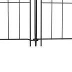 10-Pack Decorative Metal Garden Border Fence Panels