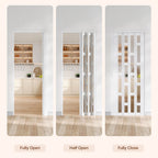 Irregular Frosted Window PVC Folding Door