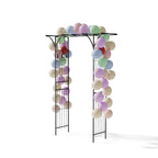 Black Metal Garden Arch Trellis