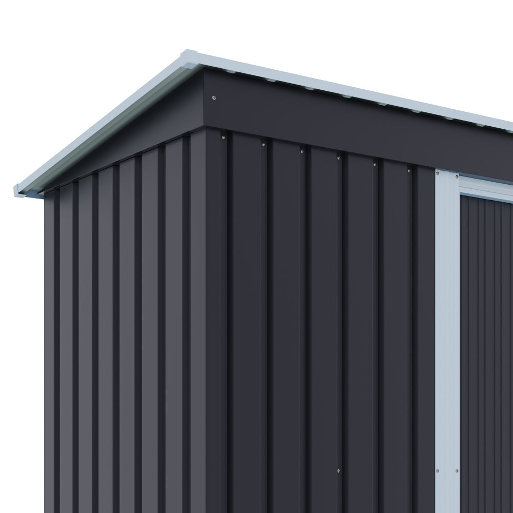 5 x 3 ft Metal Garden Storage Shed with Pent Roof
