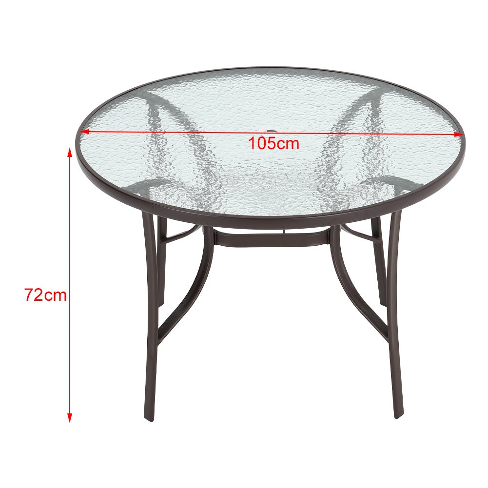 2/4 Pcs Chairs and Outdoor Dining Table