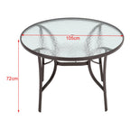 2/4 Pcs Chairs and Outdoor Dining Table