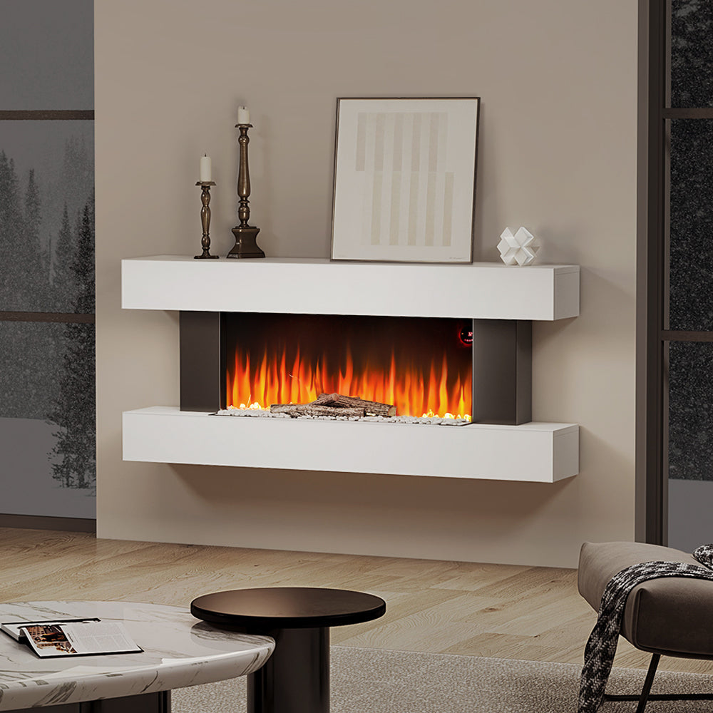 52 Inch MDF Electric Fireplace Suite with Remote Control