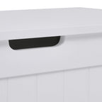 White Wooden Storage Chest Organiser Box