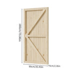 90cm Wide Wooden Garden Gate 180cm High
