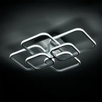 4/6 Heads Contemporary LED Energy-efficient Light-adjusted Semi Flush Ceiling Light