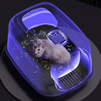 Large Enclosed Cat Litter Box with UV Sterilizer Lamp