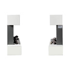 Wall-Mounted Electric Fireplace with Remote Control