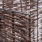 Trash Can Fence Wicker Privacy Fence