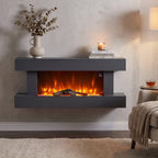 52 Inch Wall-Mounted & Freestanding Electric Fire with Remote Control