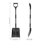 Portable Snow Shovel with D-shape Handle