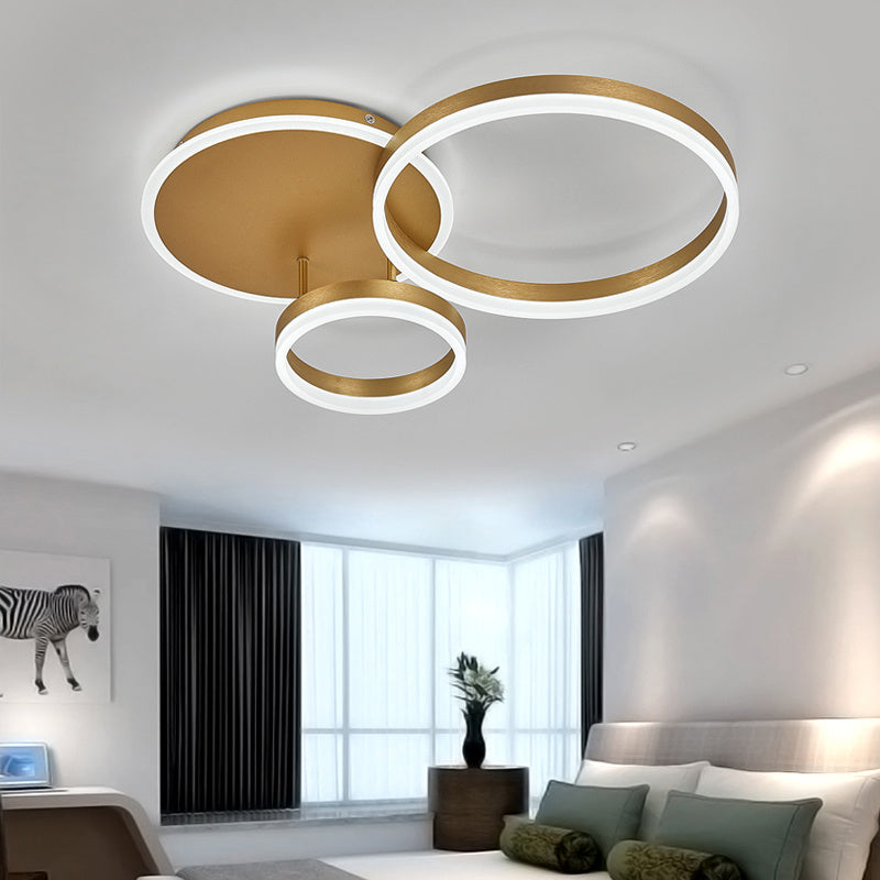 Classic Golden Loops Energy Efficient LED Ceiling Light