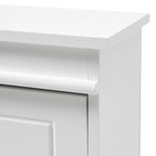 2-Tier Flip Down Shoe Bench Cabinet